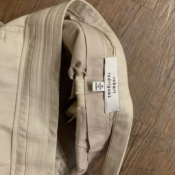 ROBERT RODRIGUEZ WIDE LEG READY TO WEAR CHINO VINTAGE CRUISE SEASON SIZE 6 - Picture 3 of 9